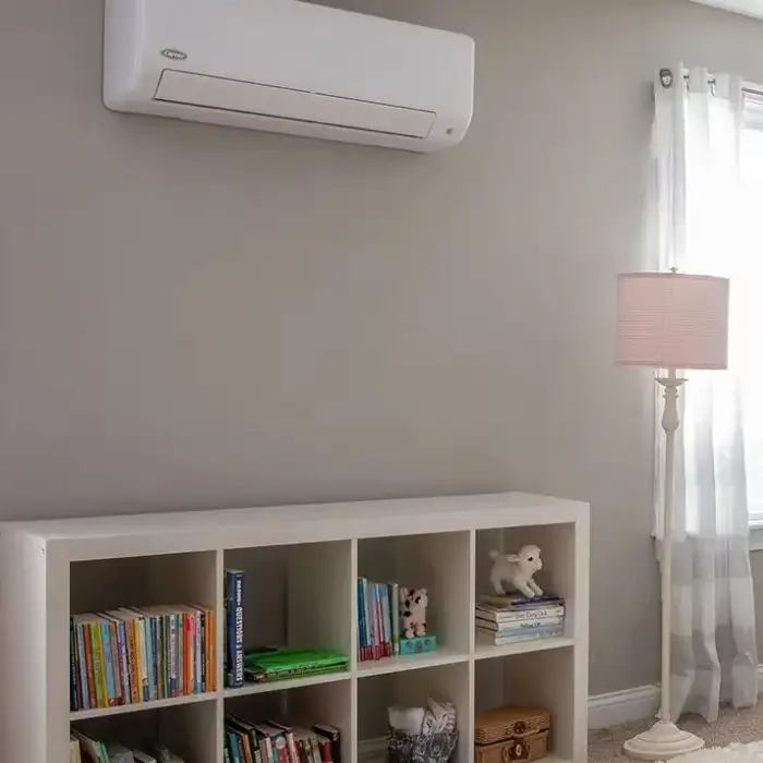 wall heater in bedroom