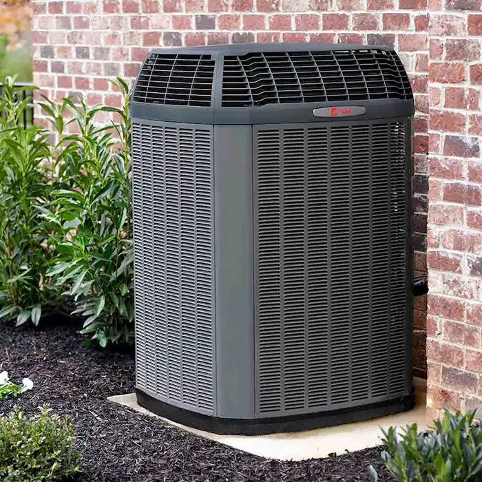 Trane AC unit outside home